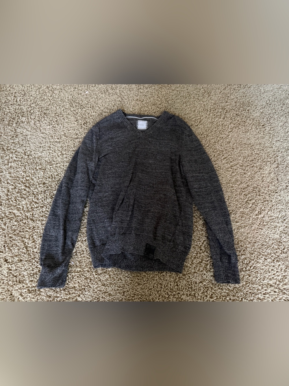 men’s express grey sweatshirt